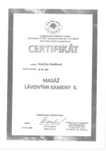 certifikát maséra